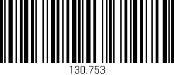 Código de barras (EAN, GTIN, SKU, ISBN): '130.753'