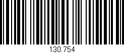 Código de barras (EAN, GTIN, SKU, ISBN): '130.754'