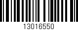 Código de barras (EAN, GTIN, SKU, ISBN): '13016550'