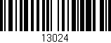 Código de barras (EAN, GTIN, SKU, ISBN): '13024'