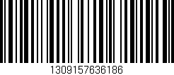 Código de barras (EAN, GTIN, SKU, ISBN): '1309157636186'