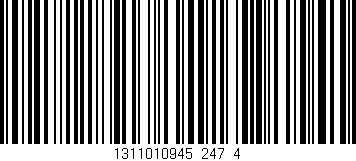 Código de barras (EAN, GTIN, SKU, ISBN): '1311010945_247_4'