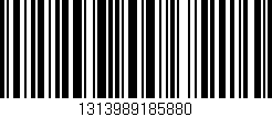 Código de barras (EAN, GTIN, SKU, ISBN): '1313989185880'