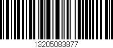Código de barras (EAN, GTIN, SKU, ISBN): '13205083877'