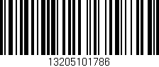Código de barras (EAN, GTIN, SKU, ISBN): '13205101786'