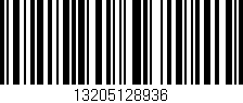 Código de barras (EAN, GTIN, SKU, ISBN): '13205128936'