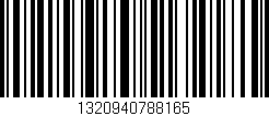 Código de barras (EAN, GTIN, SKU, ISBN): '1320940788165'