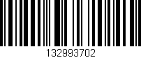 Código de barras (EAN, GTIN, SKU, ISBN): '132993702'