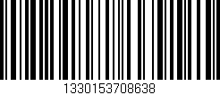 Código de barras (EAN, GTIN, SKU, ISBN): '1330153708638'