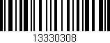 Código de barras (EAN, GTIN, SKU, ISBN): '13330308'