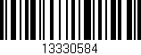 Código de barras (EAN, GTIN, SKU, ISBN): '13330584'