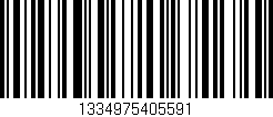 Código de barras (EAN, GTIN, SKU, ISBN): '1334975405591'