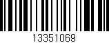 Código de barras (EAN, GTIN, SKU, ISBN): '13351069'