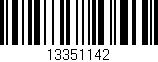 Código de barras (EAN, GTIN, SKU, ISBN): '13351142'