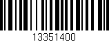 Código de barras (EAN, GTIN, SKU, ISBN): '13351400'