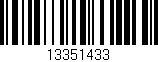 Código de barras (EAN, GTIN, SKU, ISBN): '13351433'