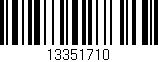 Código de barras (EAN, GTIN, SKU, ISBN): '13351710'