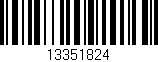 Código de barras (EAN, GTIN, SKU, ISBN): '13351824'