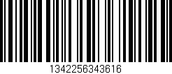 Código de barras (EAN, GTIN, SKU, ISBN): '1342256343616'