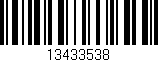 Código de barras (EAN, GTIN, SKU, ISBN): '13433538'