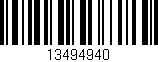 Código de barras (EAN, GTIN, SKU, ISBN): '13494940'