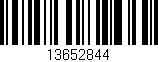 Código de barras (EAN, GTIN, SKU, ISBN): '13652844'