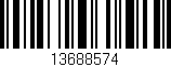 Código de barras (EAN, GTIN, SKU, ISBN): '13688574'
