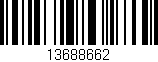 Código de barras (EAN, GTIN, SKU, ISBN): '13688662'