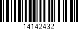 Código de barras (EAN, GTIN, SKU, ISBN): '14142432'