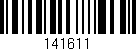 Código de barras (EAN, GTIN, SKU, ISBN): '141611'