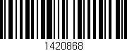 Código de barras (EAN, GTIN, SKU, ISBN): '1420868'