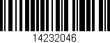 Código de barras (EAN, GTIN, SKU, ISBN): '14232046'