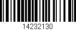 Código de barras (EAN, GTIN, SKU, ISBN): '14232130'