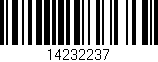 Código de barras (EAN, GTIN, SKU, ISBN): '14232237'