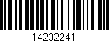 Código de barras (EAN, GTIN, SKU, ISBN): '14232241'