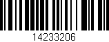 Código de barras (EAN, GTIN, SKU, ISBN): '14233206'