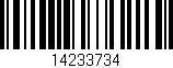 Código de barras (EAN, GTIN, SKU, ISBN): '14233734'
