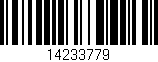 Código de barras (EAN, GTIN, SKU, ISBN): '14233779'