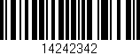 Código de barras (EAN, GTIN, SKU, ISBN): '14242342'