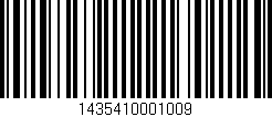 Código de barras (EAN, GTIN, SKU, ISBN): '1435410001009'