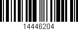 Código de barras (EAN, GTIN, SKU, ISBN): '14446204'