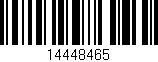 Código de barras (EAN, GTIN, SKU, ISBN): '14448465'