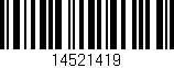 Código de barras (EAN, GTIN, SKU, ISBN): '14521419'