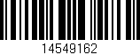 Código de barras (EAN, GTIN, SKU, ISBN): '14549162'