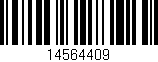 Código de barras (EAN, GTIN, SKU, ISBN): '14564409'