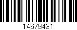 Código de barras (EAN, GTIN, SKU, ISBN): '14679431'