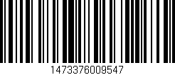 Código de barras (EAN, GTIN, SKU, ISBN): '1473376009547'