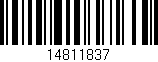 Código de barras (EAN, GTIN, SKU, ISBN): '14811837'