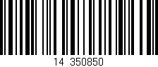 Código de barras (EAN, GTIN, SKU, ISBN): '14:350850'