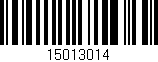 Código de barras (EAN, GTIN, SKU, ISBN): '15013014'